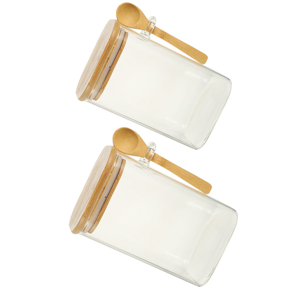 2Sets Glass Sealed Storage Jar - مراجعة Coffee Tea Containers وسعره