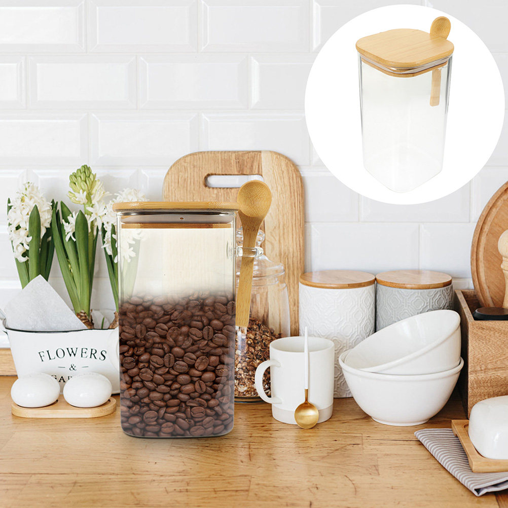2Sets Glass Sealed Storage Jar - مراجعة Coffee Tea Containers وسعره