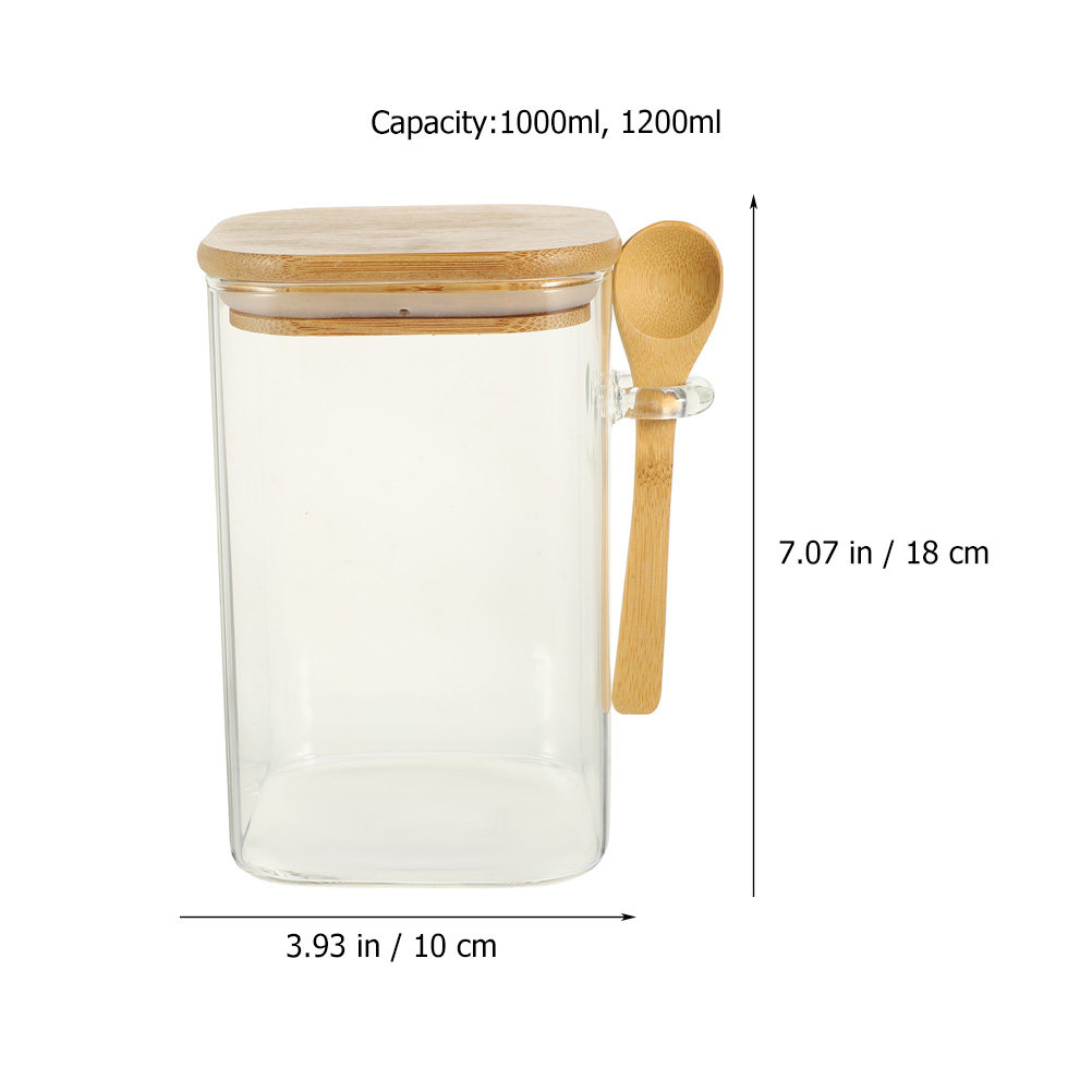 2Sets Glass Sealed Storage Jar - مراجعة Coffee Tea Containers وسعره