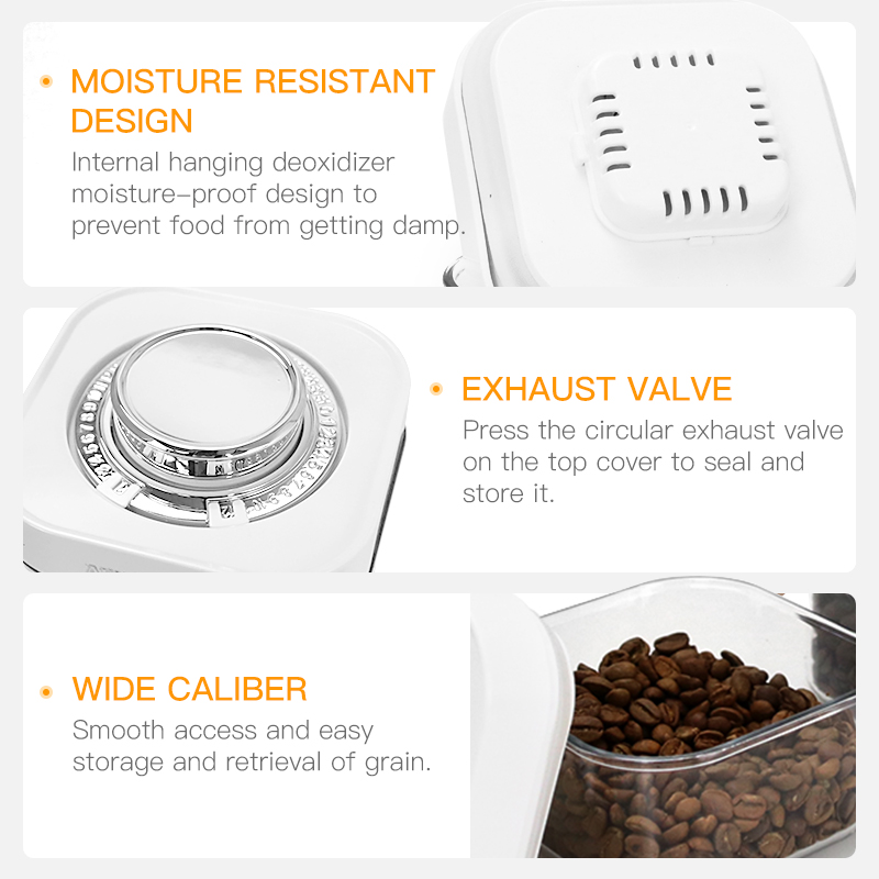 AliKisscafe Coffee Bean Storag - مراجعة Coffee Tea Containers وسعره