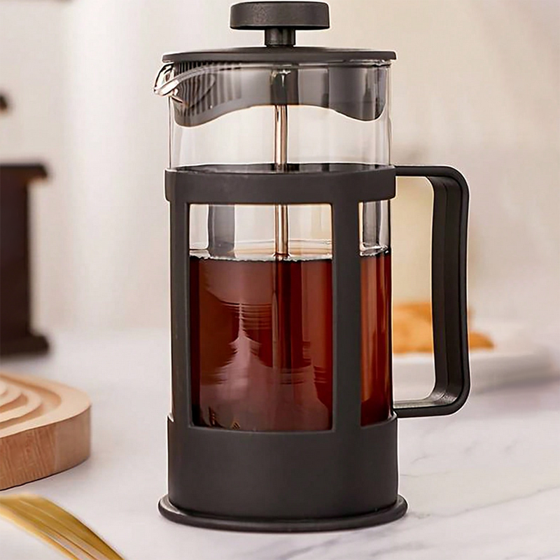 Coffee French Press Pot With F - مراجعة French Press Glass وسعره