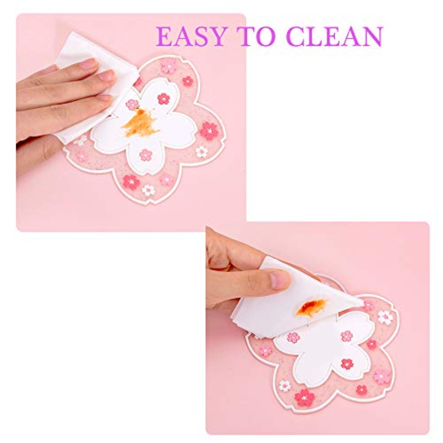 Sakura Coffee Cup Mat Kawaii C - مراجعة Coffee Tea Place وسعره