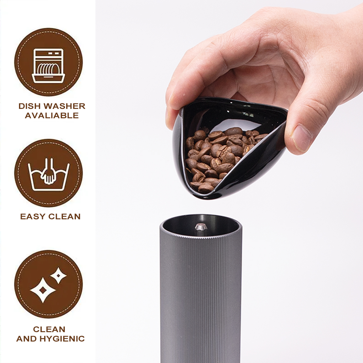 Leeseph Coffee Bean Dosing Cup - مراجعة Coffee Tea For Me وسعره