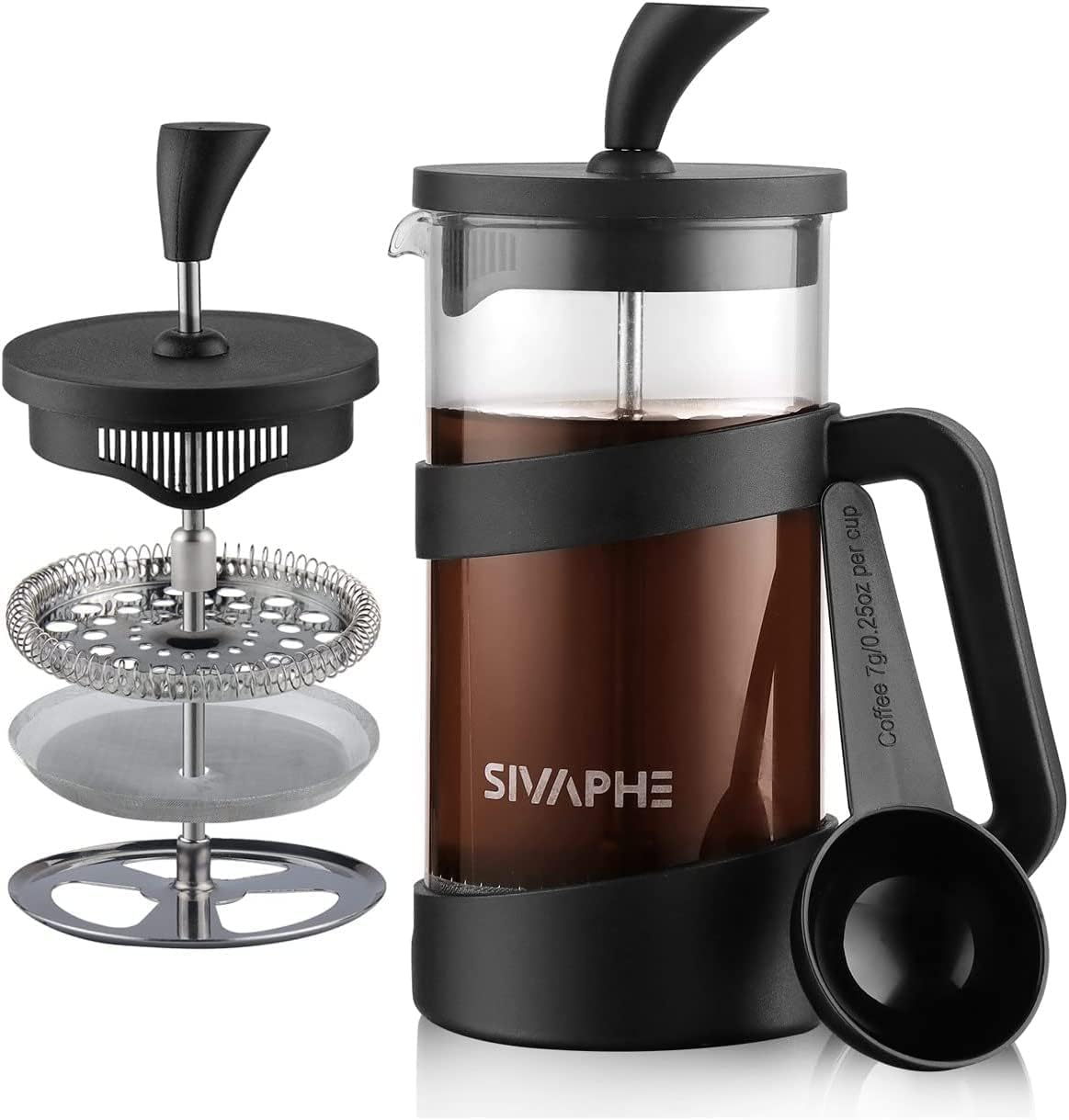 12oz French Press Coffee Maker - مراجعة French Press Glass وسعره