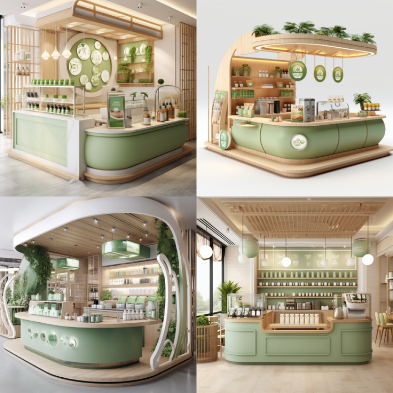 custom.Custom Commercial Furni - مراجعة Coffee Tea Kiosk وسعره