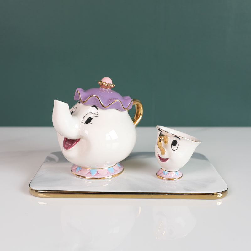 Hot Teapot Cartoon Beauty And  - مراجعة Coffee Tea Room وسعره