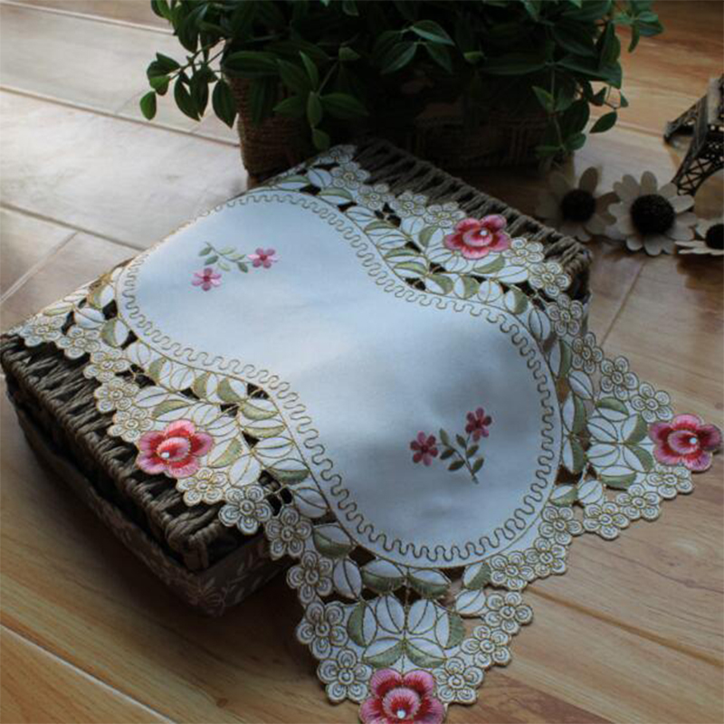 Modern Lace Embroidery Table P - مراجعة Coffee Tea Place وسعره