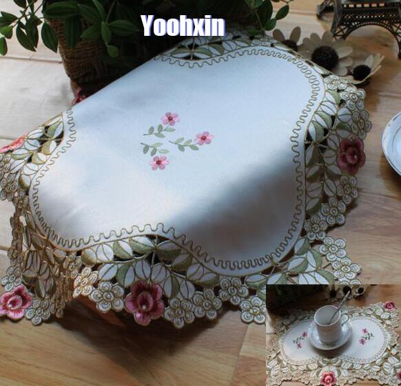 Modern Lace Embroidery Table P - مراجعة Coffee Tea Place وسعره