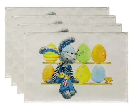 1PC Natural Jute Burlap Easter - مراجعة Coffee Tea Place وسعره