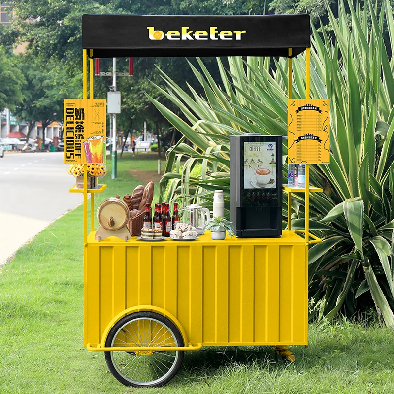 Street Mobile Coffee Bubble Te - مراجعة Coffee Tea Kiosk وسعره