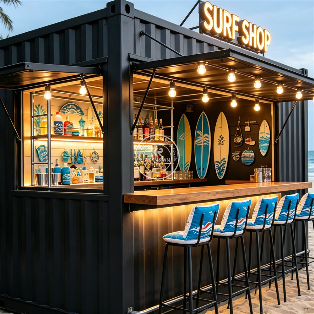 Outdoor Mobile Food Container  - مراجعة Coffee Tea Kiosk وسعره