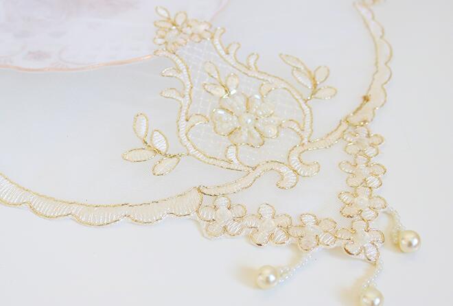 Luxury Sequin Lace Embroidery  - مراجعة Coffee Tea Place وسعره