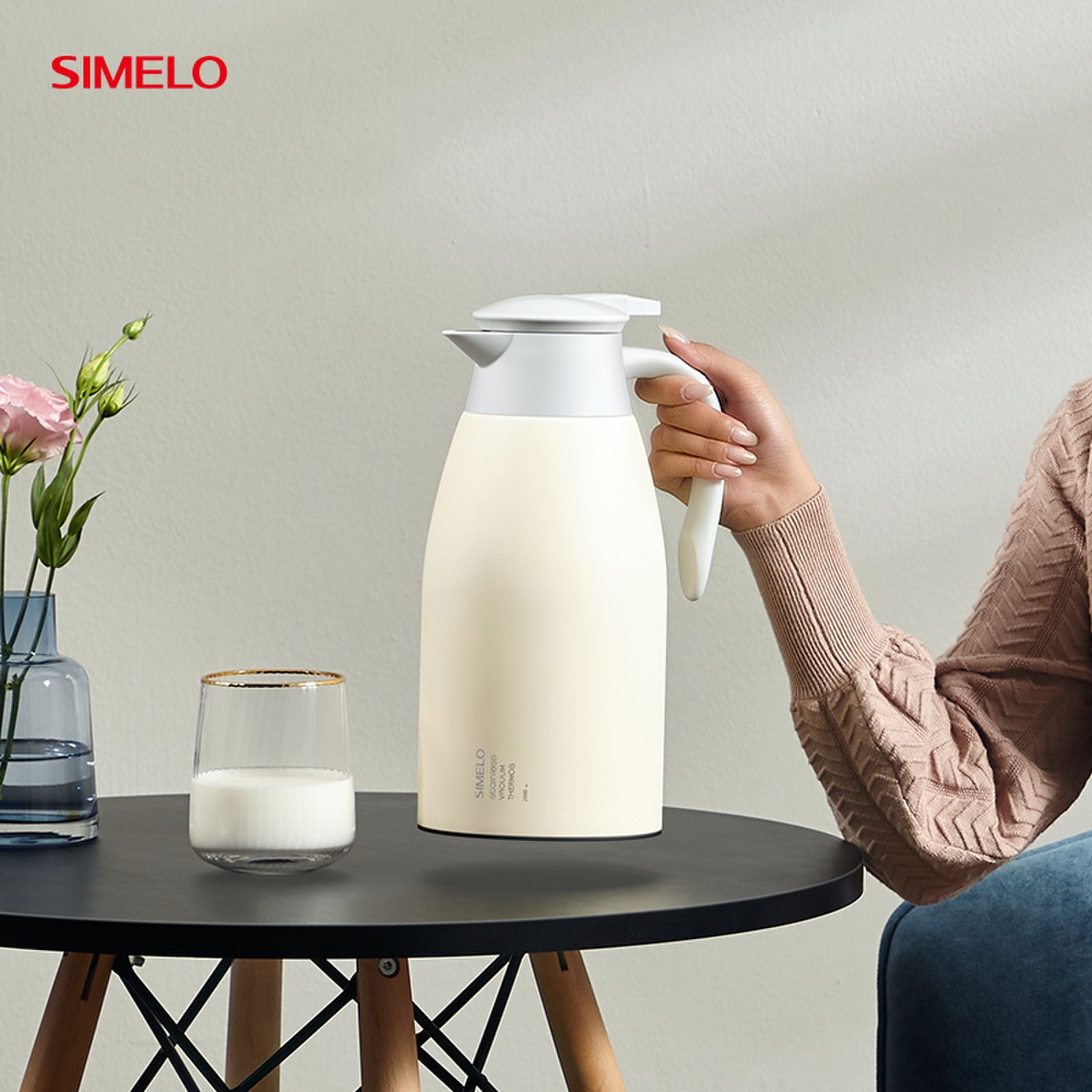 SIMELO 2L Large Capacity Vacuu - مراجعة Coffee Tea Flask وسعره