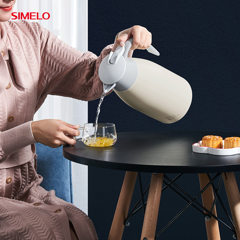 SIMELO 2L Large Capacity Vacuu - مراجعة Coffee Tea Flask وسعره