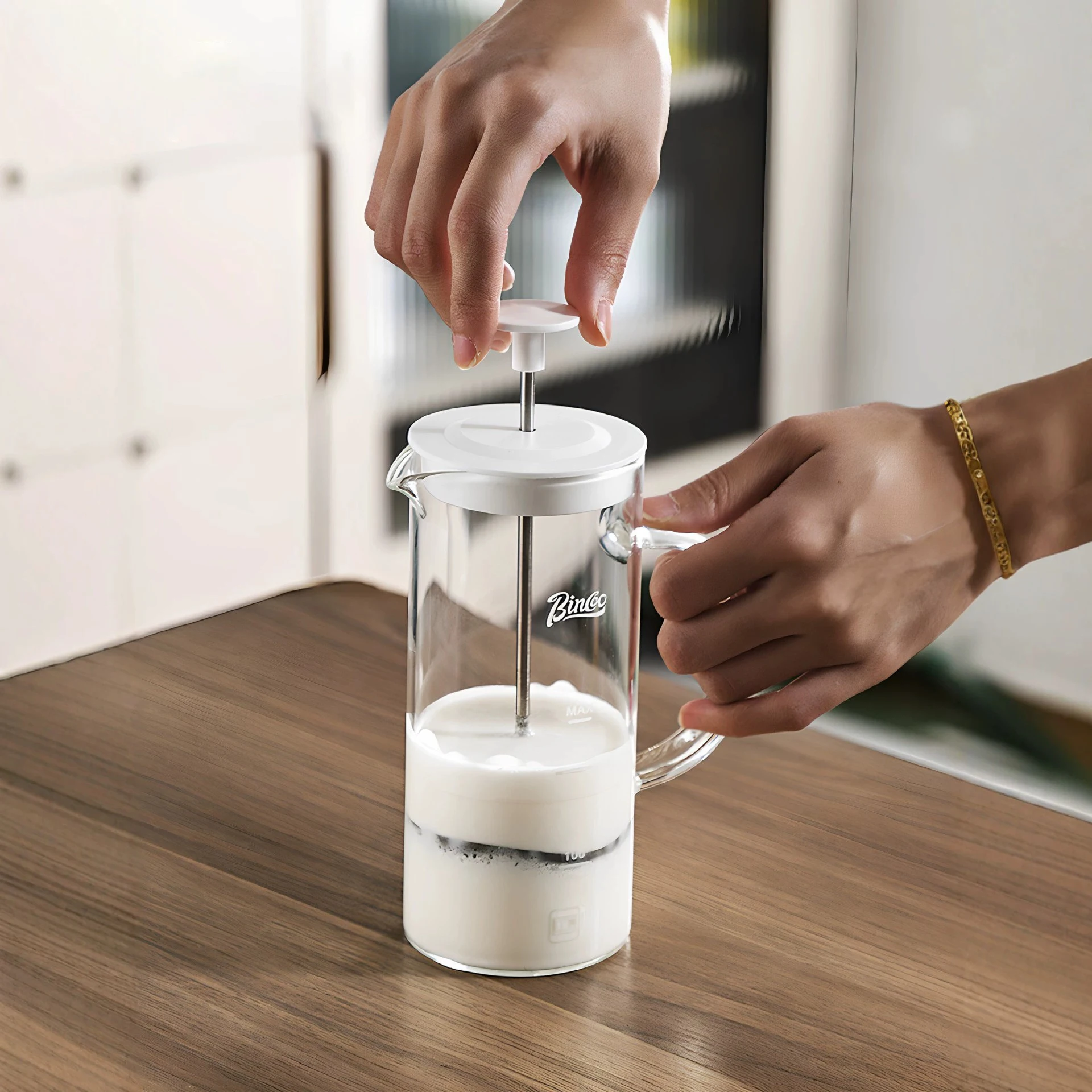 550ml Coffee French Press Pot  - مراجعة French Press Glass وسعره