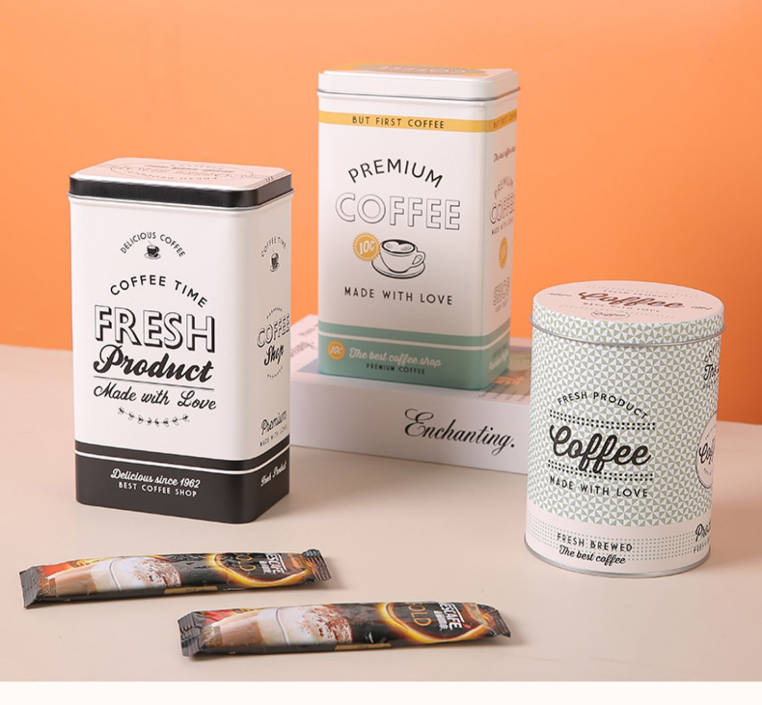 Retro American Square Coffee T - مراجعة Coffee Tea Containers وسعره