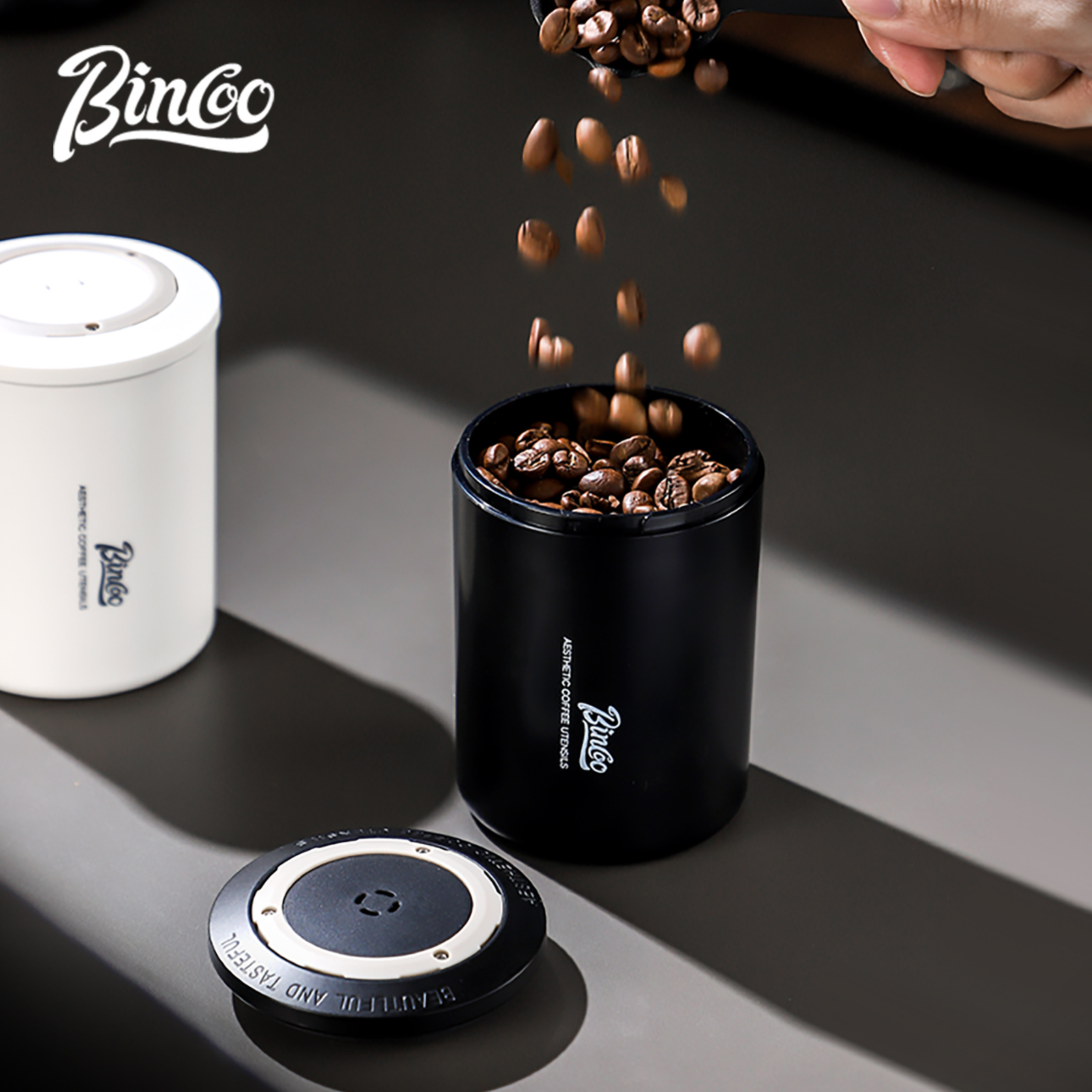 Bincoo Coffee Powder Airtight  - مراجعة Coffee Tea Containers وسعره