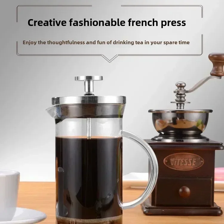 350-1000ml Stainless Steel Gla - مراجعة French Press Glass وسعره