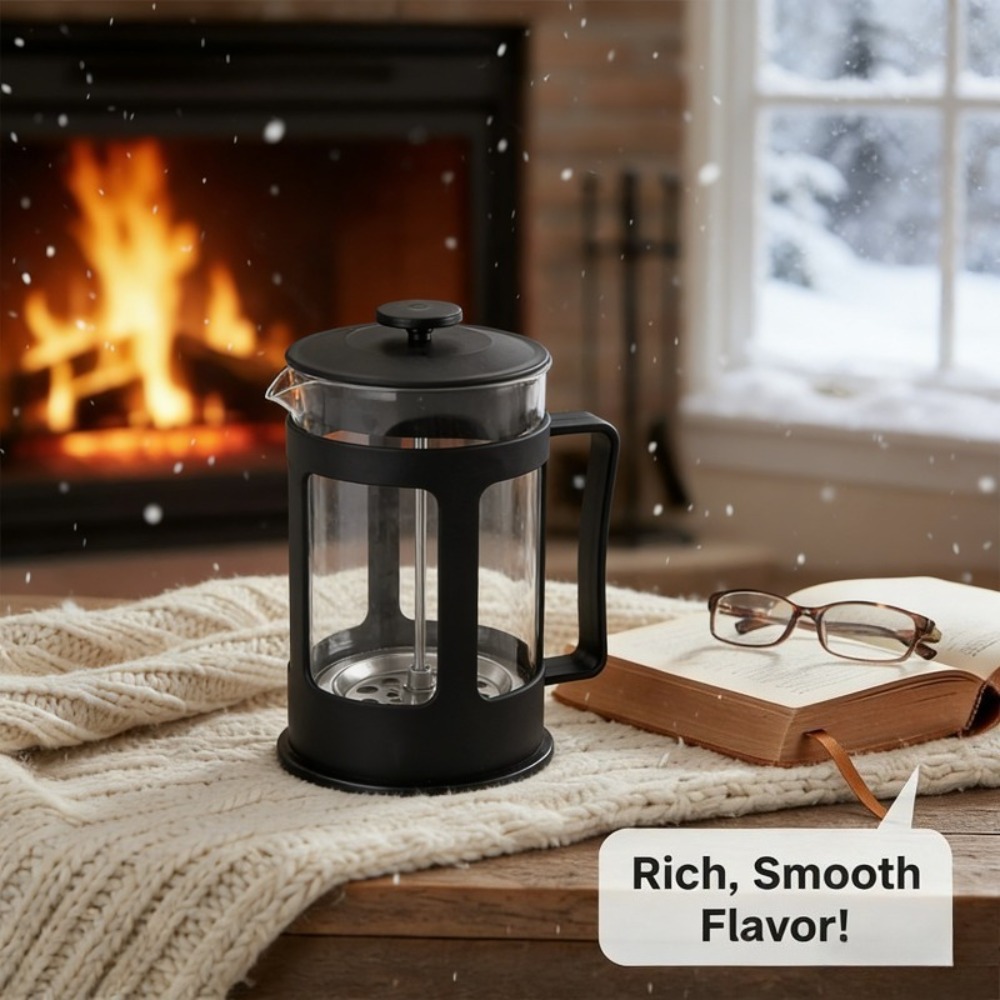 350ML/11OZ French Press Pot Co - مراجعة French Press Glass وسعره