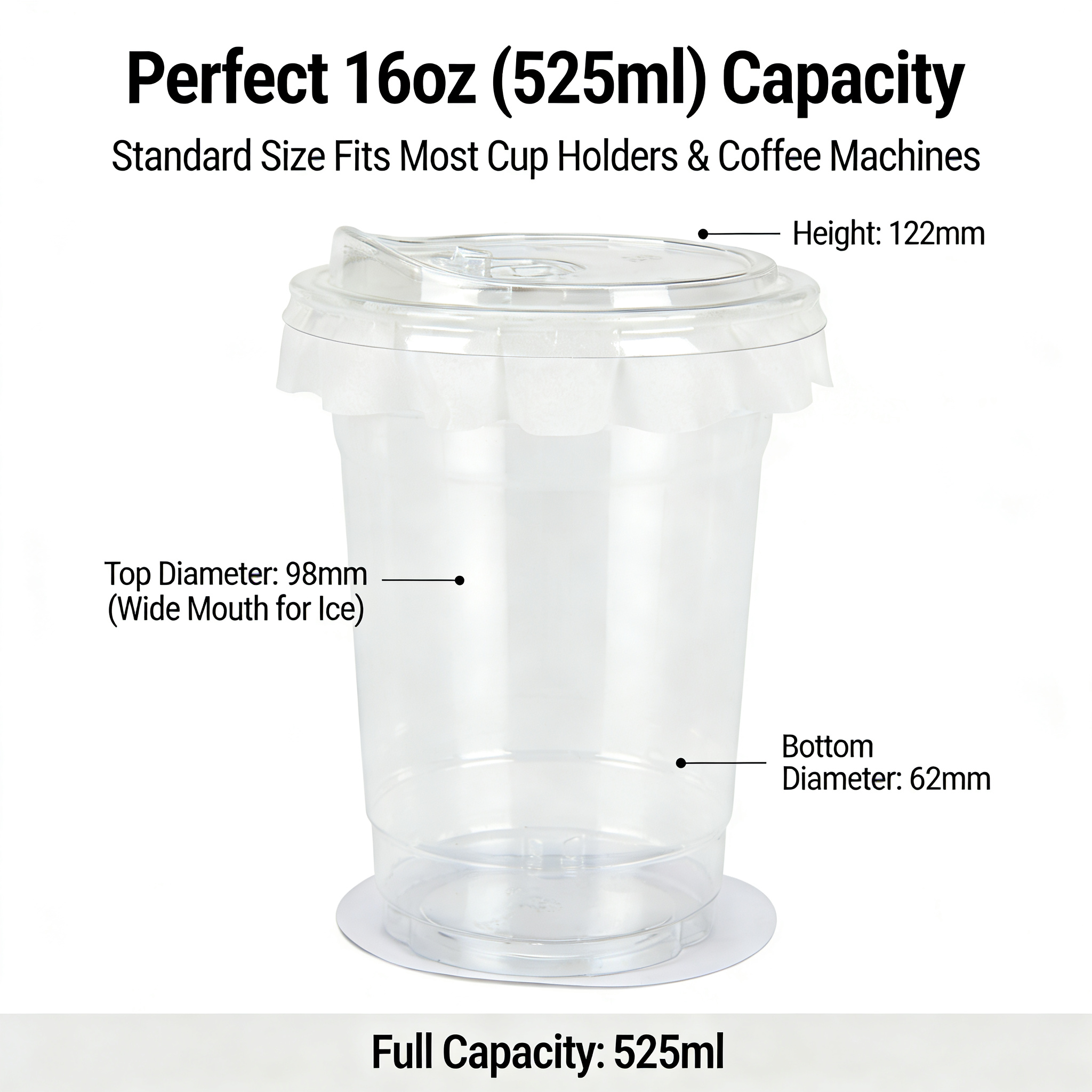 20 PCS PET Cold Drink Cups wit - مراجعة Coffee Tea For Me وسعره