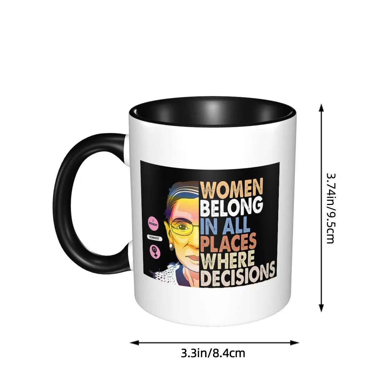 RBG Ruth Bader Ginsburg Women  - مراجعة Coffee Tea Place وسعره