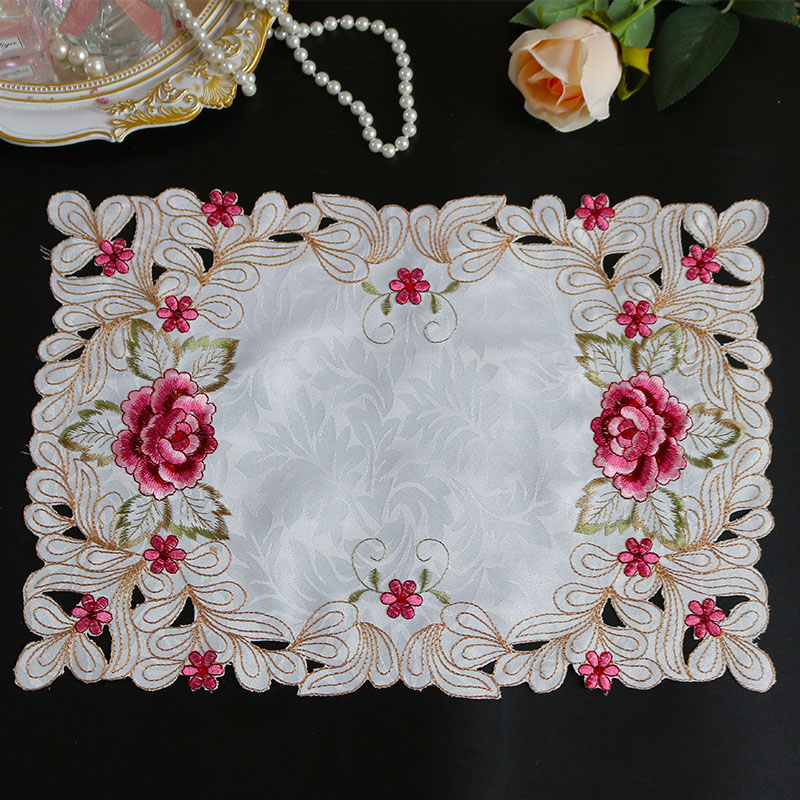 Modern Lace Embroidery Table P - مراجعة Coffee Tea Place وسعره
