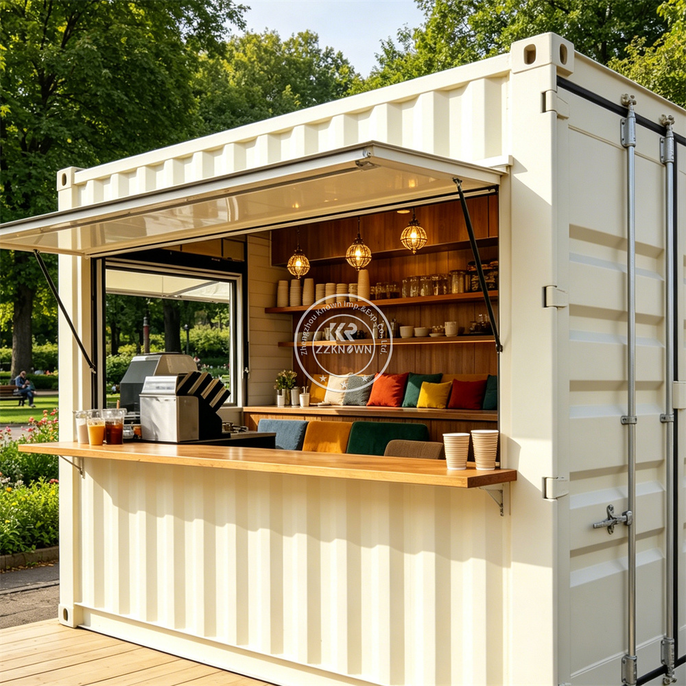 Mobile Kitchen Container Trail - مراجعة Coffee Tea Kiosk وسعره