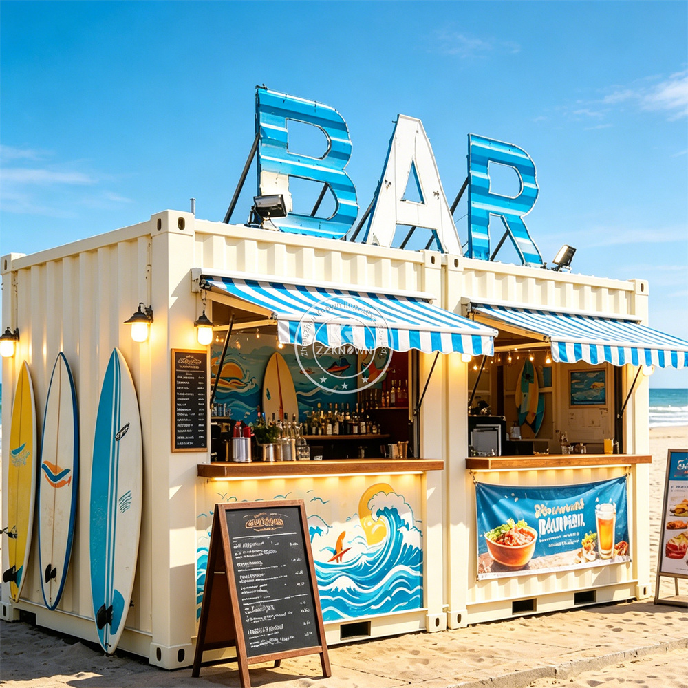 Mobile Kitchen Container Trail - مراجعة Coffee Tea Kiosk وسعره