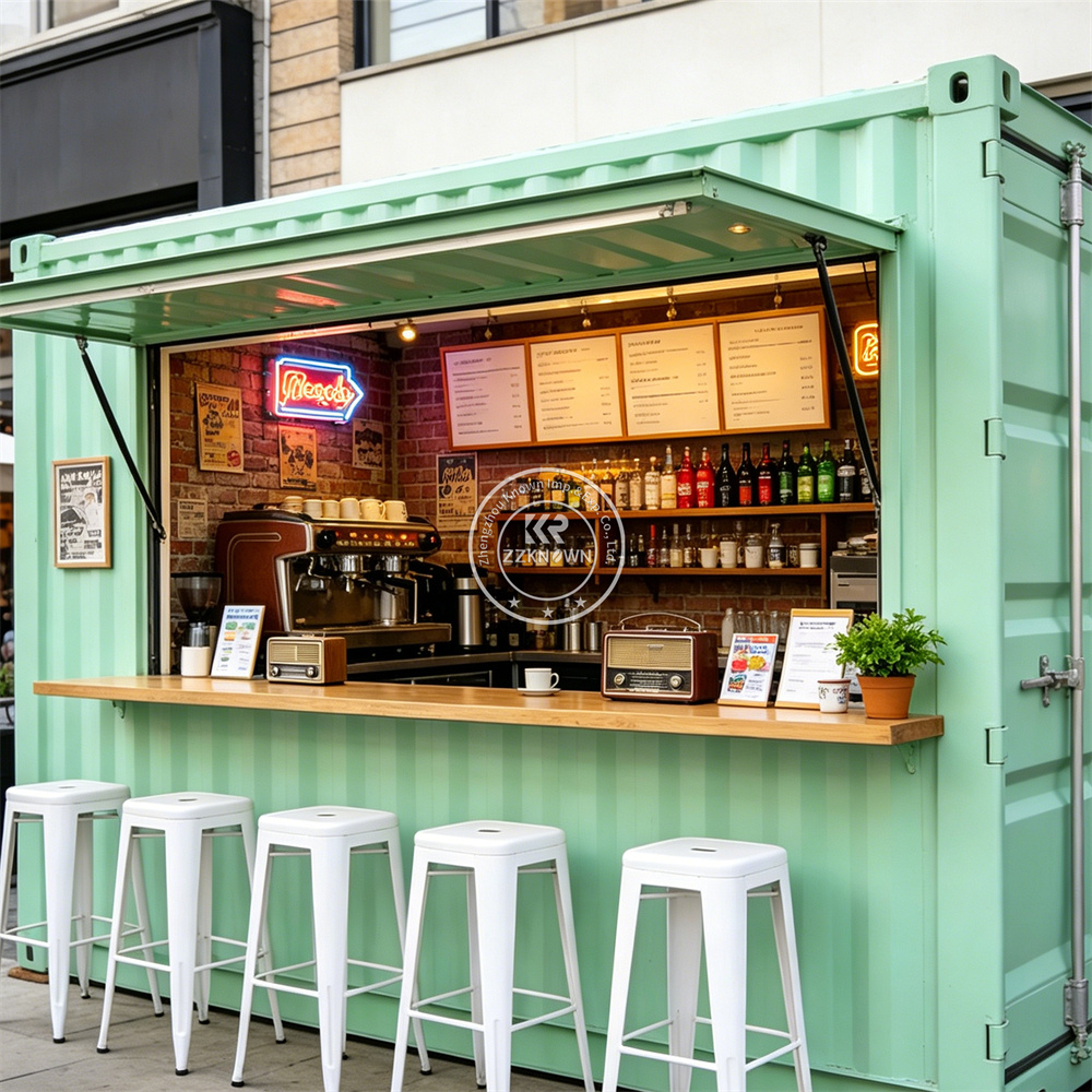 Mobile Kitchen Container Trail - مراجعة Coffee Tea Kiosk وسعره