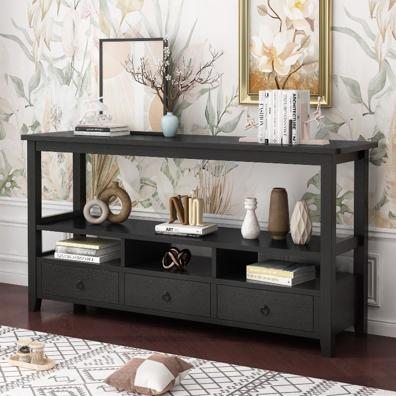 3 Tier Vintage Solid Console T - مراجعة Coffee & Tea Difabis وسعره