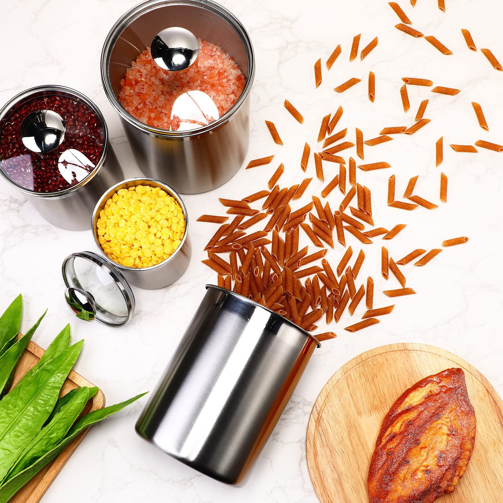 Food Storage Containers Tea Co - مراجعة Coffee Tea Containers وسعره