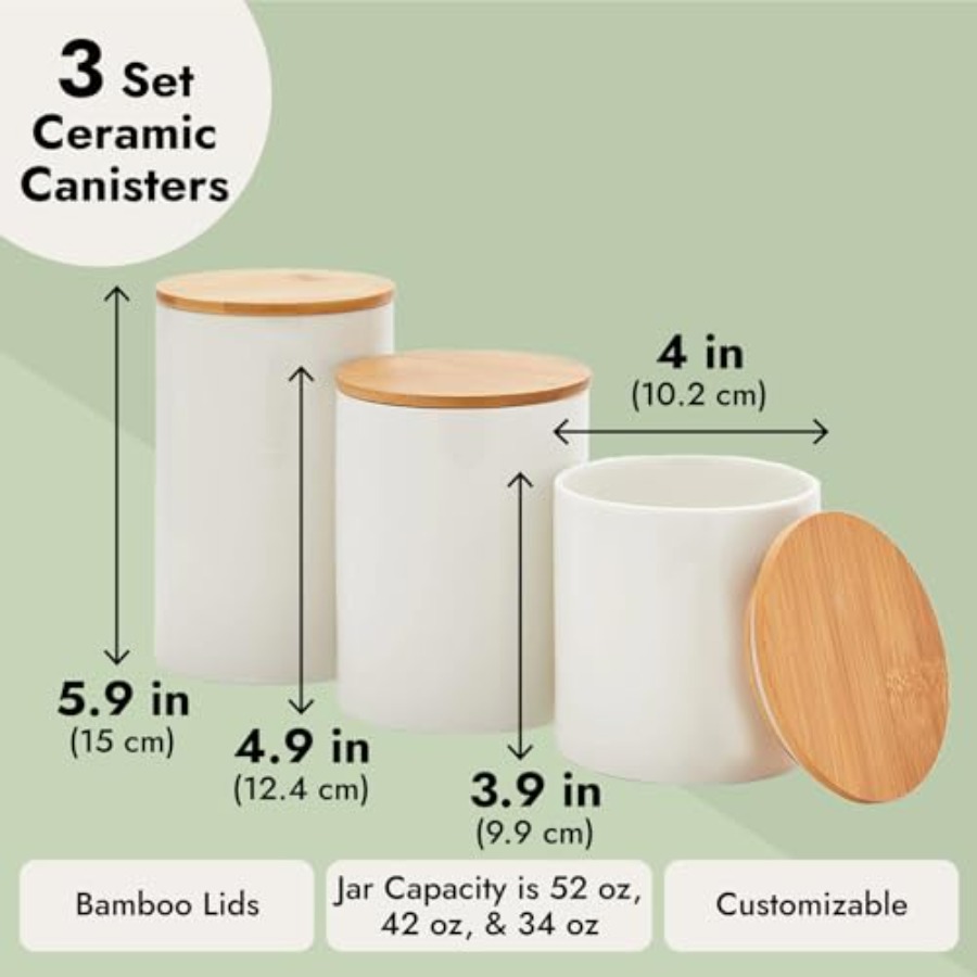 Ceramic Canisters - Coffee Can - مراجعة Coffee Tea Containers وسعره