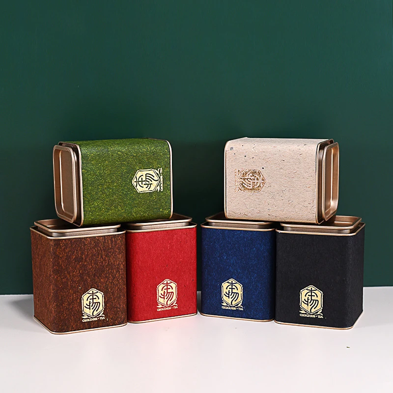 Tea Tin Containers Square Meta - مراجعة Coffee Jasmine Tea وسعره