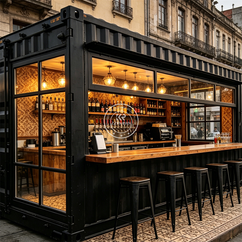 Outdoor Container Bar Shop Foo - مراجعة Coffee Tea Kiosk وسعره