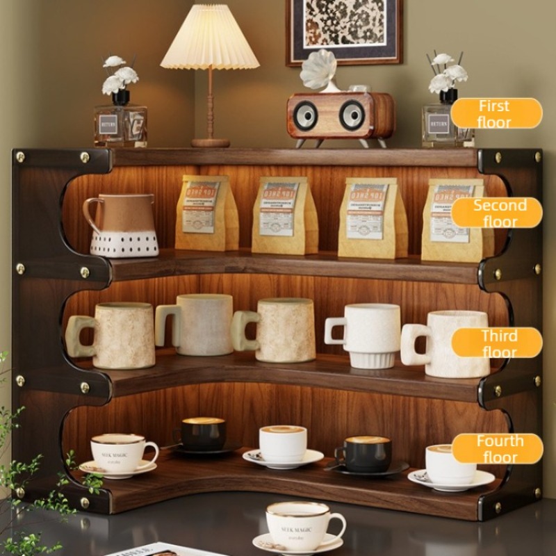 Wooden Cup Holders Desktop Cup - مراجعة Coffee Tea Cup وسعره